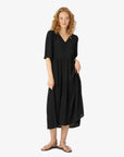 SOFT MOSS SOLID DRESS