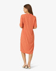 DOTTED FINE MOSS DRESS - KleiderNoa Noa