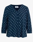 DOTTED FINE MOSS BLOUSE - BlusenNoa Noa