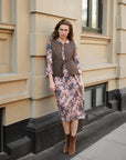LIVANN PRINTED SHIRT DRESS