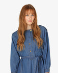 LEIANN DENIM DRESS - KleiderNoa Noa