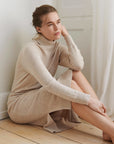 HOLLYNN WOOL MIX KNIT DRESS - KleiderNoa Noa