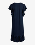 KATIENN FLUTTER-SLEEVE DRESS