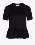 NOLANN ORGANIC JERSEY PEPLUM T - SHIRT - T-ShirtNoa Noa