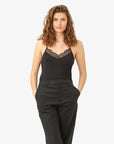 LAURANN LACE JERSEY TOP