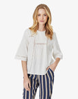 LIZNN BLOUSE WITH LACE DETAILS