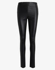 ESSENTIAL LEATHER STRETCH TROUSERS - HoseNoa Noa