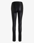 ESSENTIAL LEATHER STRETCH TROUSERS - HoseNoa Noa