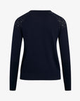 ESSENTIAL COTTON MELANGE CARDIGAN