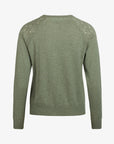 ESSENTIAL COTTON MELANGE CARDIGAN