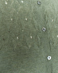 ESSENTIAL COTTON MELANGE CARDIGAN