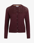 ESSENTIAL COTTON MELANGE CARDIGAN