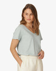 ESSENTIAL COTTON SLUB JERSEY T-SHIRT