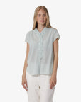 ORGANIC COTTON CREASED SHEER SHIRT - HemdenNoa Noa
