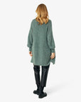 MYRANN LONG MOHAIR MIX CARDIGAN