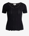 MINDYNN ORGANIC POINTELLE T-SHIRT