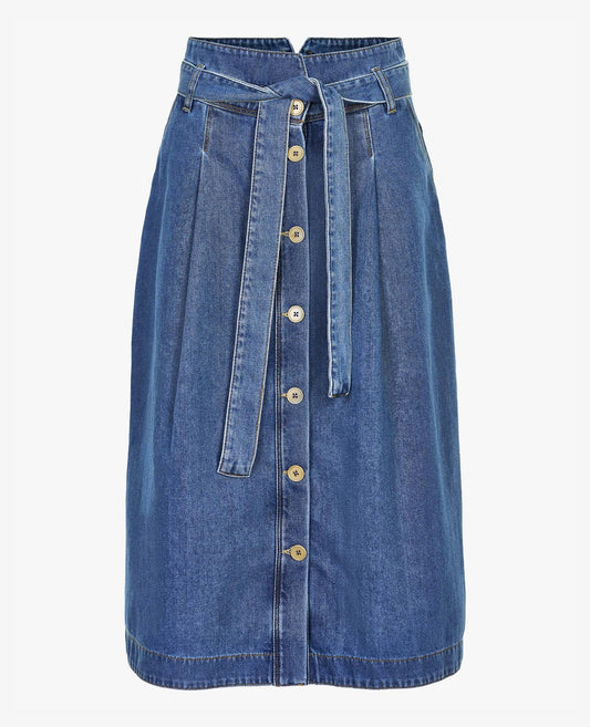 MIDWEIGHT INDIGO SKIRT