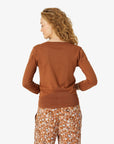 ORGANIC COTTON KNIT CARDIGAN