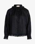OTN ORGANIC LINEN DECO BLOUSE