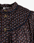 ORGANIC FLORAL COTTON BLOUSE