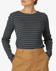 ESSENTIAL ORGANIC 2X2 RIB STR T-SHIRT
