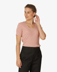 ESSENTIAL ORGANIC 2X2 RIB STR T-SHIRT