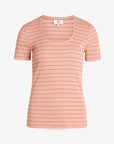 ESSENTIAL ORGANIC 2X2 RIB STR T-SHIRT