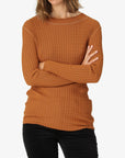 VISCOSE KNIT PULLOVER
