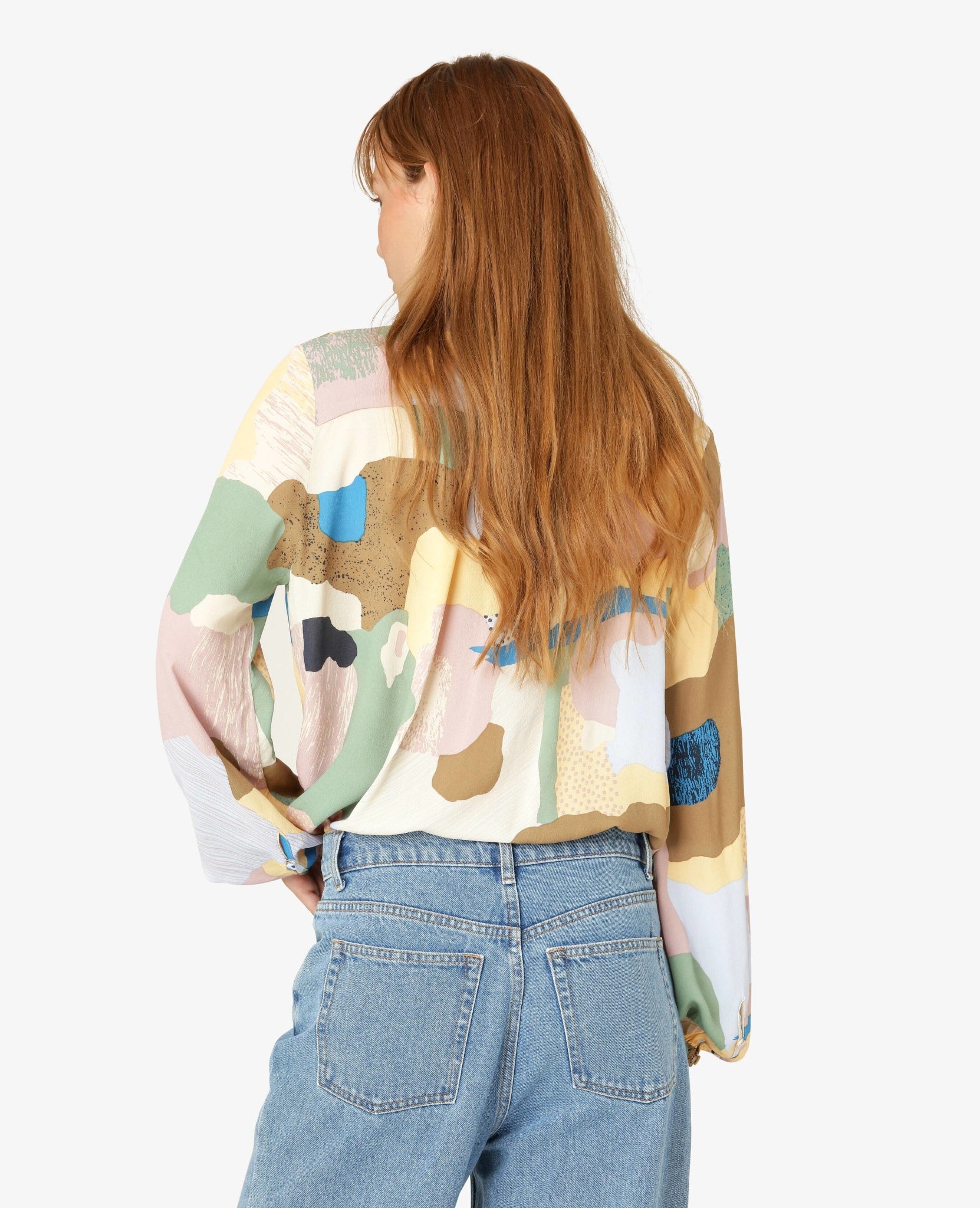 BINANN PRINTED BLOUSE - BlusenNoa Noa