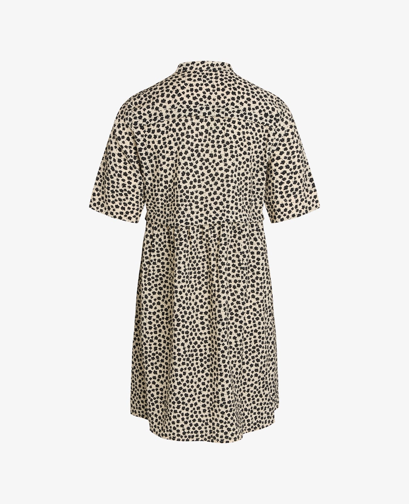 BLACK FLOWER DRESS - KleiderNoa Noa