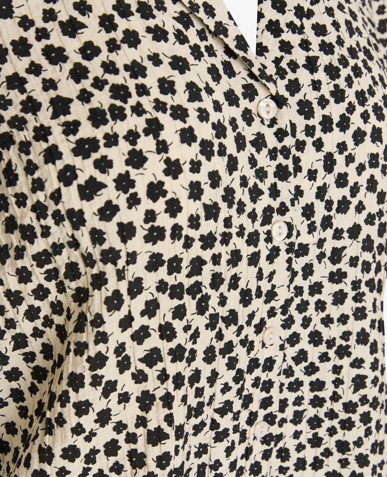 BLACK FLOWER SHIRT - HemdenNoa Noa