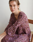 ELLENNN GEMUSTERTES KLEID