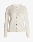 ESSENTIAL COTTON MELANGE CARDIGAN
