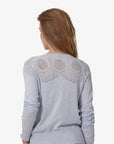 ESSENTIAL COTTON MELANGE CARDIGAN