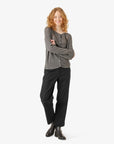 LOUISANN STRICKJACKE MIT LOCHMUSTER