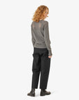 LOUISANN STRICKJACKE MIT LOCHMUSTER