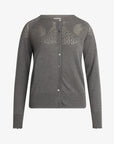 LOUISANN STRICKJACKE MIT LOCHMUSTER