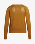 LOUISANN STRICKJACKE MIT LOCHMUSTER
