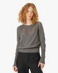 LOUISANN PULLOVER MIT POINTELLE