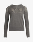 LOUISANN PULLOVER MIT POINTELLE