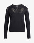 LOUISANN PULLOVER MIT POINTELLE