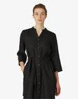 SHEER LINEN DRESS
