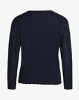 ORGANIC COTTON KNIT CARDIGAN