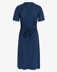 WRAP JERSEY DRESS