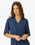 DOTTED FINE MOSS DRESS