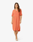 DOTTED FINE MOSS DRESS