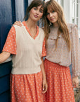 DOTTED FINE MOSS DRESS