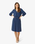 DOTTED FINE MOSS BLOUSE