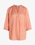 ORGANIC COTTON GAUZE BLOUSE