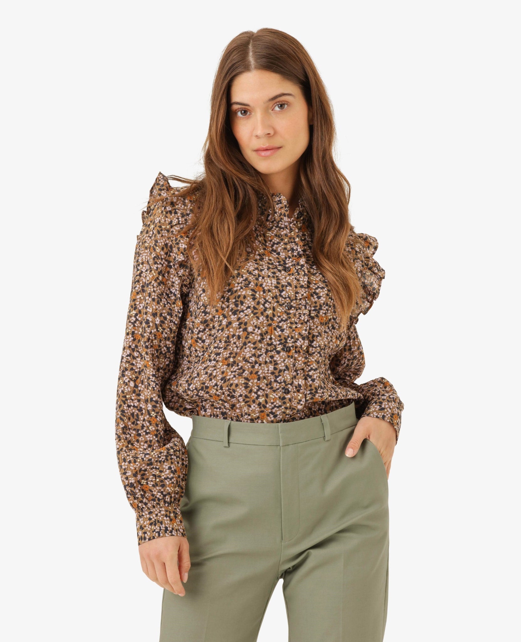 CAMILLENN FLORAL SHIRT - HemdenNoa Noa